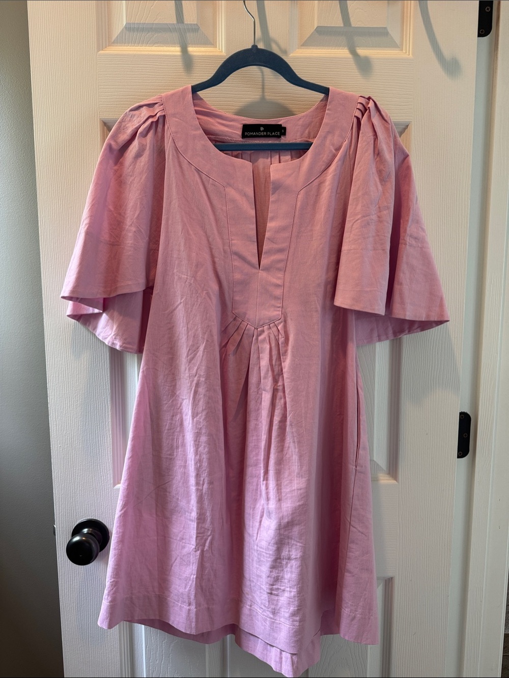 NWOT Tuckernuck Pomander Place Orchid Pink Finley Flutter Sleeve Dress